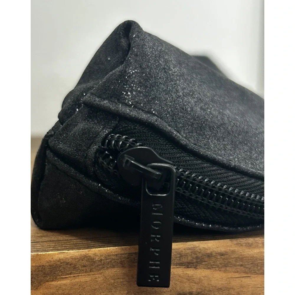 Morphe Brush Bag‎ Black Sparkly Cosmetic Zip Pouch